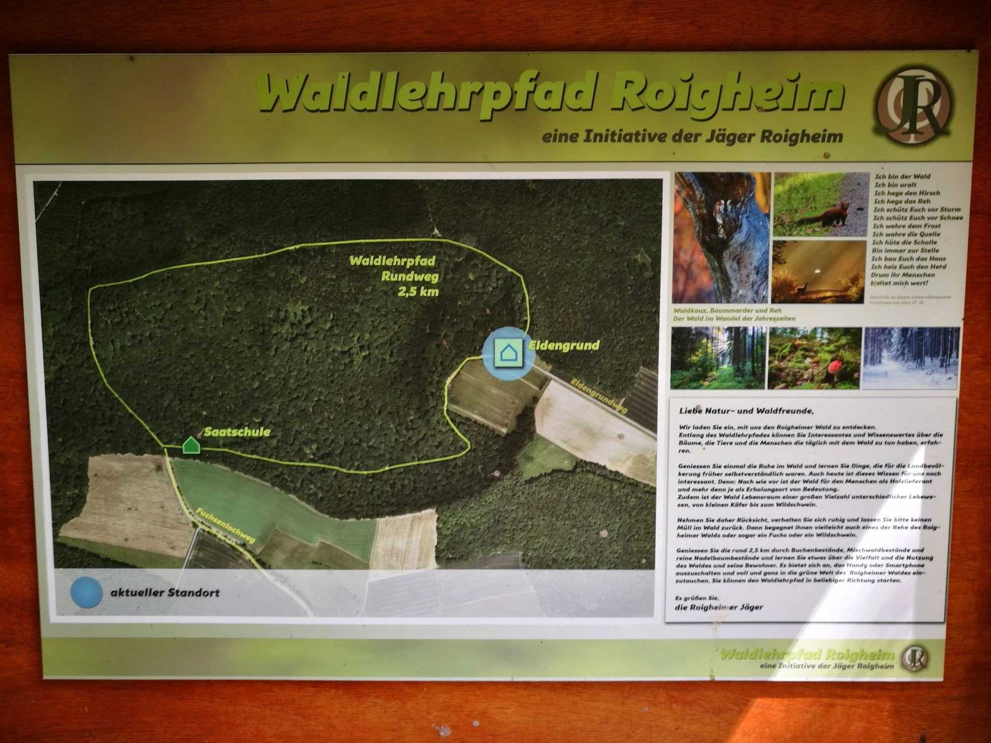 Waldlehrpfad-Roigheim - Standort